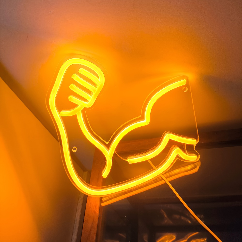 Неоновая вывеска «Фитнес-мотив – обзор и цена Home Gym Neon Sign