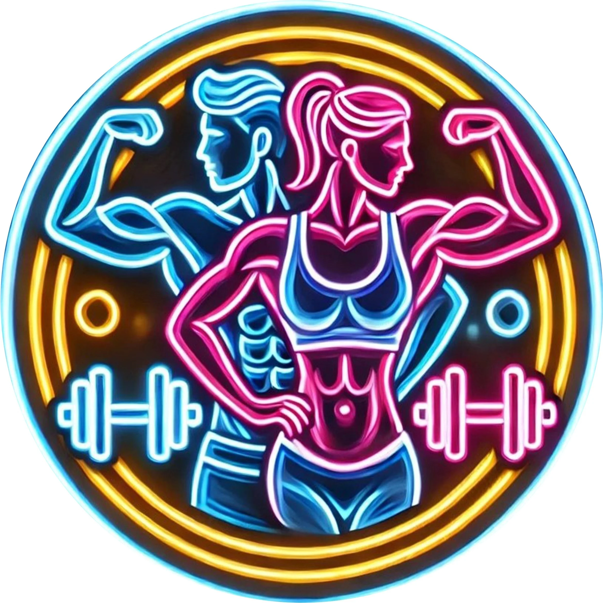 2D Металлическая вывеска для ф – обзор и цена Home Gym Neon Sign